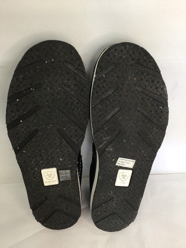 ARIAT Womens Cruiser Black Suede Cow Hair On Slip On Shoes Size 8.5 - Picture 6 of 8