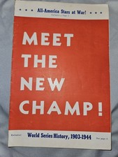 baseball vintage sports memorabilia, Meet The CHAMPS