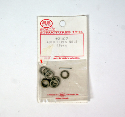 SSL Ltd Auto Tires #2 (10), Scale Structures #2407 , NIP