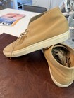 Banana Republic Men's 11m Chukka Sneaker Beige Smooth Suede Lace Up. Nice — photo 6