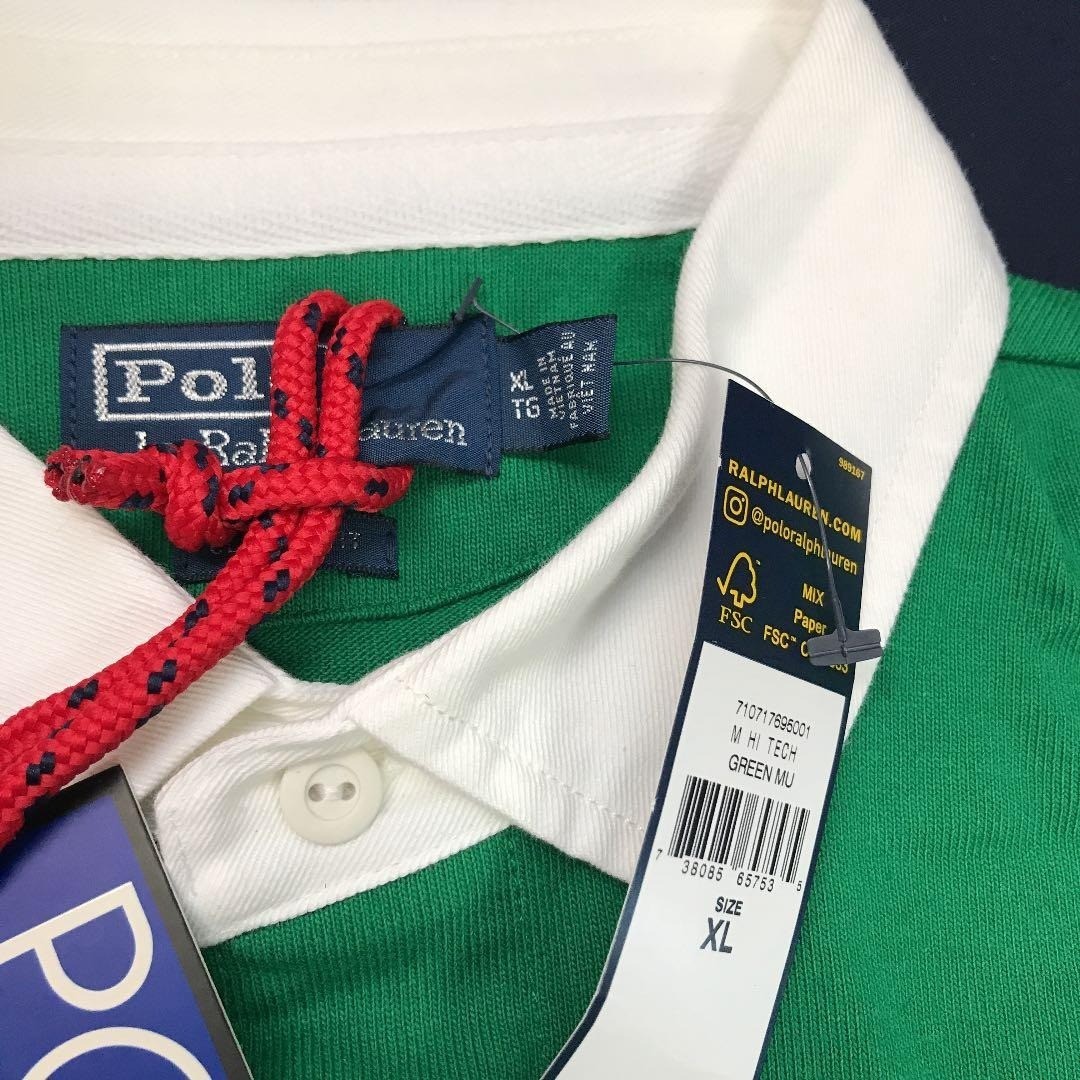 Polo Ralph Lauren Hi Tech Kayak Rugby Shirt long sleeve SizeXL
