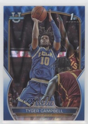 2022-23 Bowman U Chrome Blue RayWave Refractor 145/199 Tyger Campbell #9 1mo2