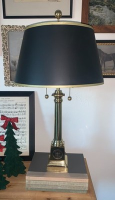 MIT Massachusetts Institute of Technology College Graduate Vtg Brass Desk Lamp