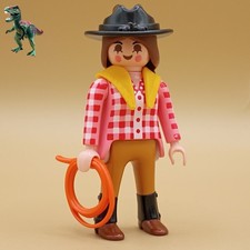 Playmobil-Figur-Cowboy-Frau-Cowboy-Ranch Stall Bauernhof-Vieh-West Western