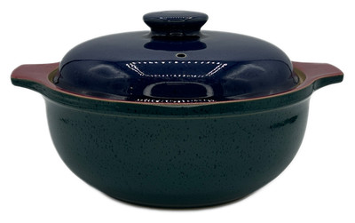Denby Harlequin Casserole Round Covered Rustic Stoneware 1.5 Qt England