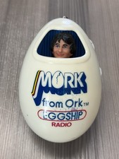 1970s Mork And Mindy Eggship Radio - Tested. Working. Mork From Ork