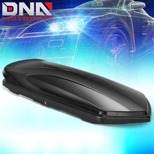 Glossy 13 Cubic Ft Car Top Cargo Carrier Luggage Roof Mount Storage Box w/ Key