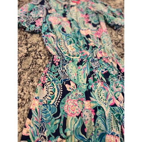 Lilly Pulitzer women’s Britton romper size S looking sharp w pockets - Picture 6 of 15