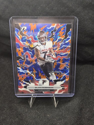 2025 Topps Resurgence - Bijan Robinson - Blue And Orange Spark - Falcons #5