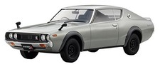 Kyosho KSR12002S SAMURAI 1/12 Nissan SKYLINE 2000GT-R KPGC110 Silver Japan