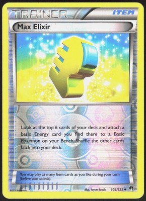 BREAKpoint Max Elixir 102/122 Uncommon Pokemon Reverse Holo LP