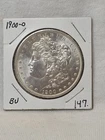1900-O- MORGAN SILVER DOLLAR - HIGH GRADE  - LUSTROUS-BU-NR AUCTION- #147