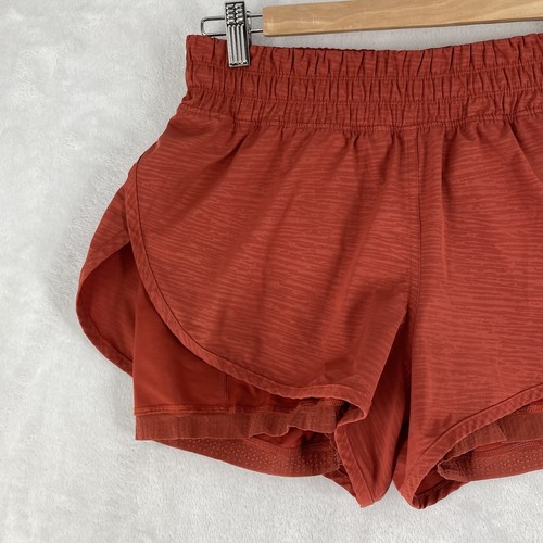 Pantaloncini Lululemon donna 8 rossi bootcamp pronti per prestazioni foderati compressione - Foto 3 di 12