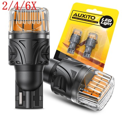 2/4/6X AUXITO LED Reverse Back Up Light Bulb 921 912 W16W T15 916 Amber CANBUS