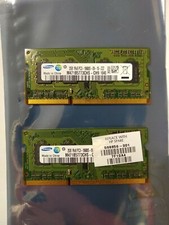 Pair of Samsung 2GB 1Rx8 DDR3 PC3-10600S-09-10-ZZZ RAM M471B5773CHS-CH9