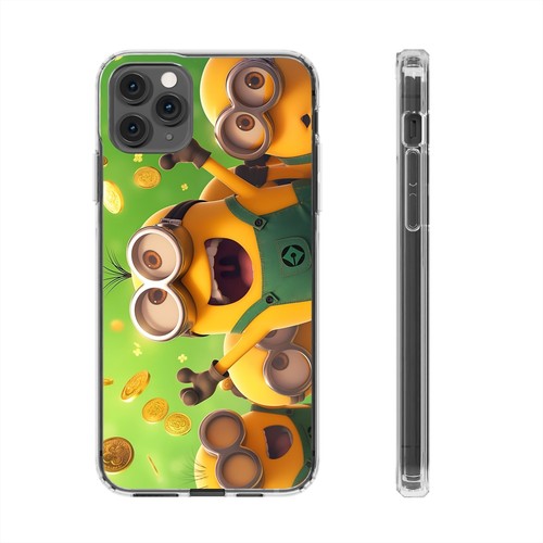 Minions Clear Phone Case, Fun Phone Cover, Kids Gift, Birthday Present, Minion - Picture 101 of 153