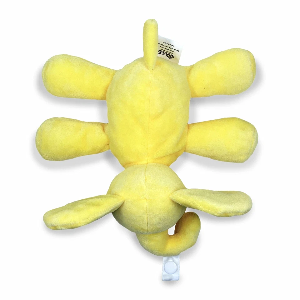 Держатель соски желтый слон KINREX детская игрушка-животное 7,09 дюйма / 18 см. - Изображение 2 из 3