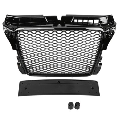 Honeycomb Sport Hex Mesh Grill 8P0853651N For Audi A3 S3 8P RS3 Style 2008-2012