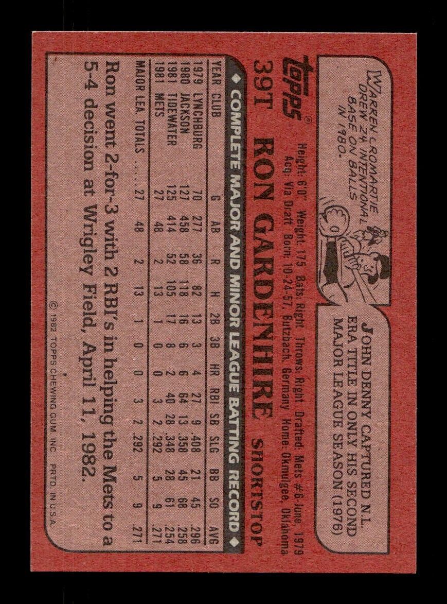 1982 Topps Traded 1-132 EX-MT/NM Pick From List All PICTURED - Picture 255 of 501