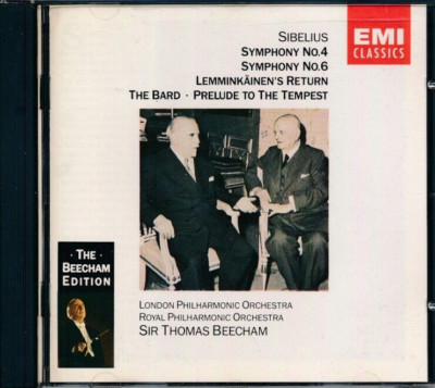 Sibelius: Symphony No. 4 - Symphony No. 6 - Lemminkäinen's Return [fast wie neu]