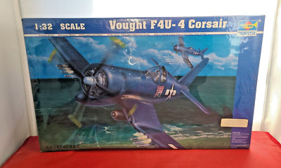 TRUMPETER 1:32 SCALE VOUGHT F4U-4 CORSAIR MODEL PLANE KIT 02222, FACTORY SEALED