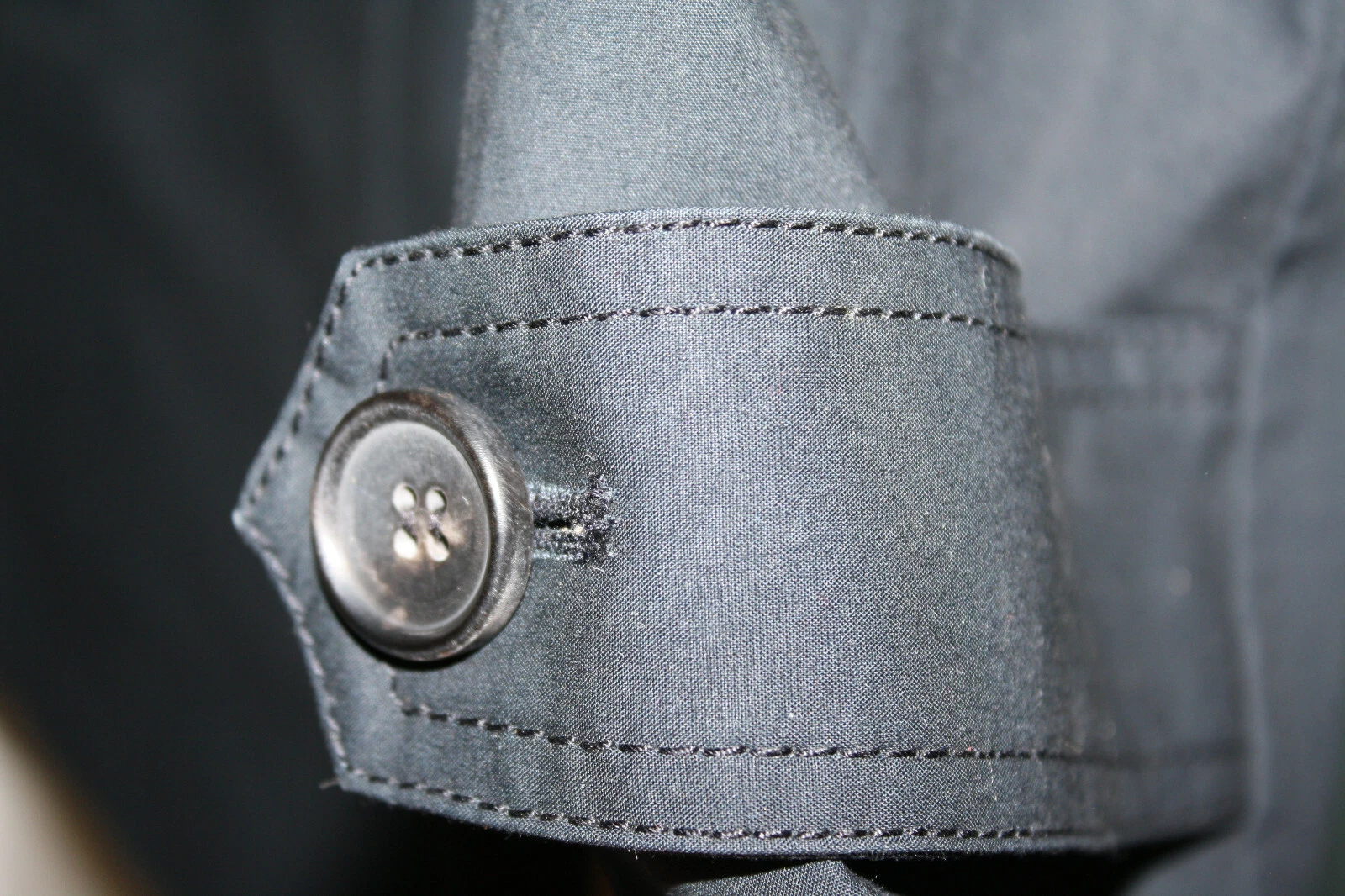 Autentico Coach Uomo Mac Impermeabile con Cappuccio Impermeabile Navy S M 82397 Nuovo senza etichette