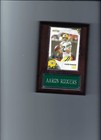 AARON RODGERS PLAQUE GREEN BAY PACKERS FOOTBALL NFL C2