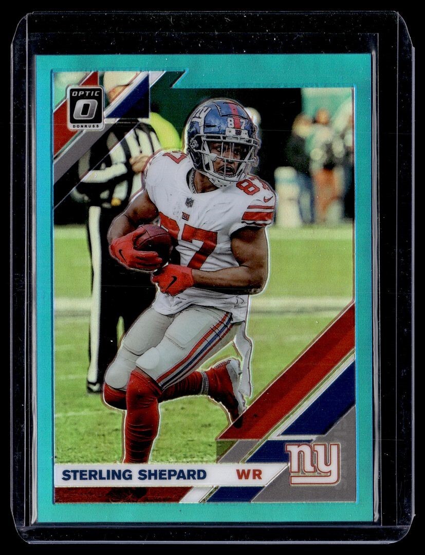 2019 OPTIC AQUA /299 STERLING SHEPARD GIANTS