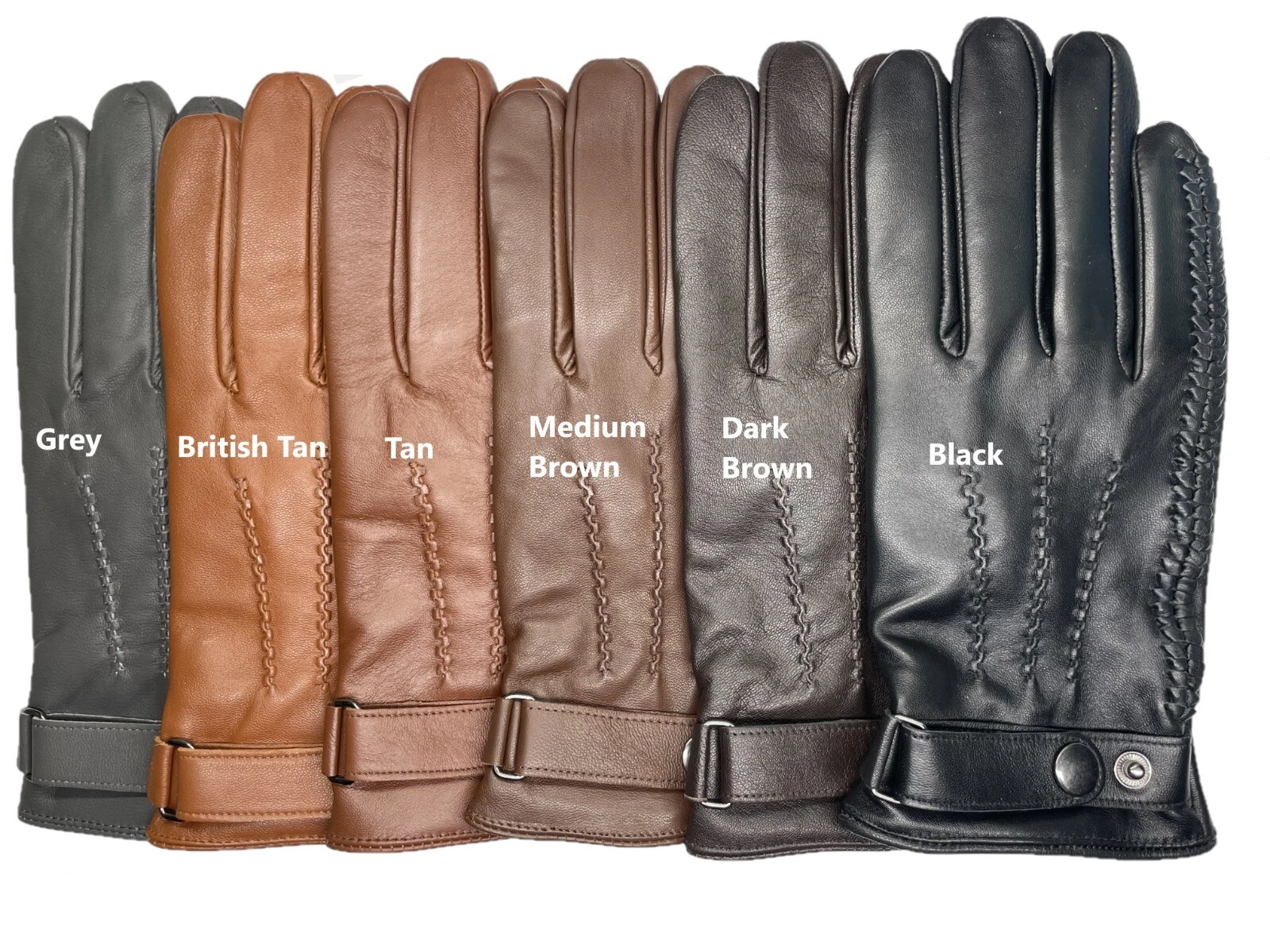 Men's GENUINE SHEEPSKIN soft leather Braided winter gloves w/ Cashmere lining
Opens in a new window