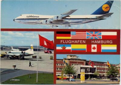 20027442 - 2000 Hamburg Flugzeug, Flughafen Hamburg,Anco AKU2 um 1960/70