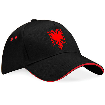 Albanien Adler Unisex Baseball Kappe Fußball Land Ihn Shiperi Flagge Footy Fo...