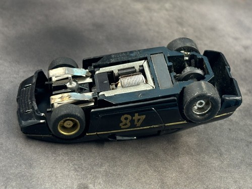 Vintage Tyco Slot Car Fiero Pontiac Black 48 TESTED & RUNS - Picture 11 of 11