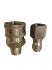 Legacy 8.707-135.0  S.S.  Pressure Washer Hose Quick Coupler Socket 3/8 MPT Set
