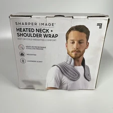 Sharper Image Heated Neck And Shoulder Wrap