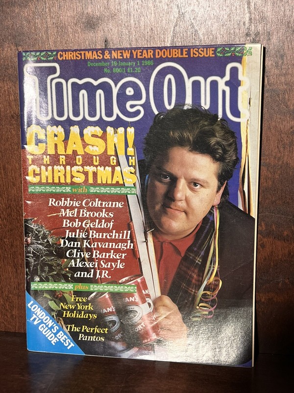 Clive Barker LOST SOULS In Time Out London Christmas 1985/86 #800 SUPER RARE!!