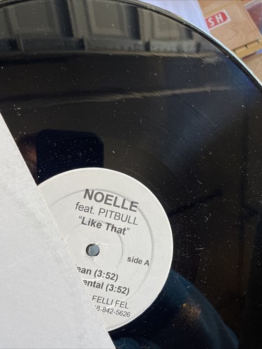 NOELLE / PITBULL "LIKE THAT" 2007 VINYL 12" PROMO SINGLE ~RARE~ HTF - Afbeelding 3 van 3