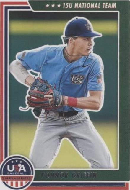 Buy 2022 Panini USA Baseball Stars & Stripes - Konnor Griffin #78