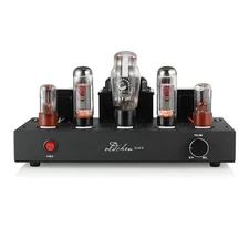 EL34 Hi-Fi Audio Stereo Vacuum Tube Amplifier Single-end Class A Power Amp Black