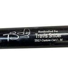 Travis Snider Autographed Game Used Bat - Player's Closet Project