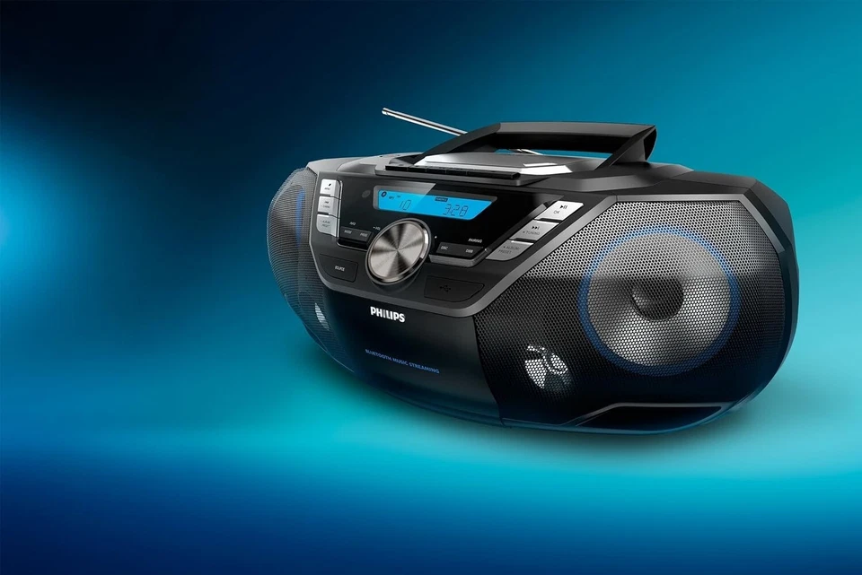 Philips CD-Soundmaschine CD Player Tragbar Radio DAB+/UKW Bluetooth, CD, Kassett - Bild 3 von 4