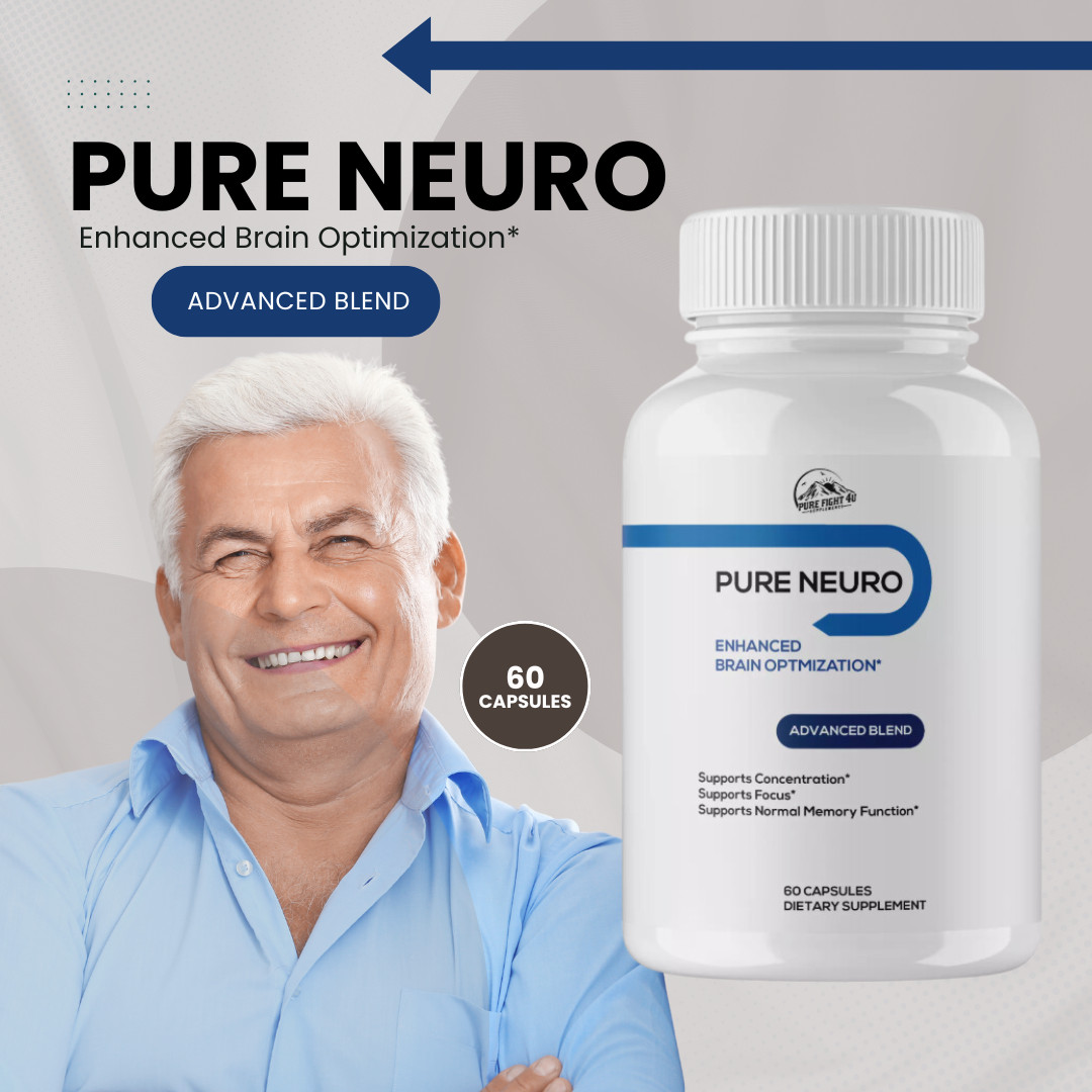 Pure Neuro Brain Optimization, Memory & Cognitive Function Support - 3 Pack