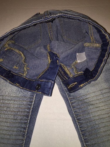 Preowned- Gap Kids Stone Washed Super Skinny Denim Jeans Girls (Size 5) - Picture 3 of 6