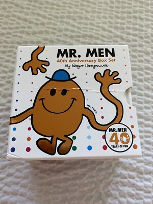 MR. MEN Anniversary BOX SET by Roger Hargreaves FIRST TEN HARDCOVER Books*