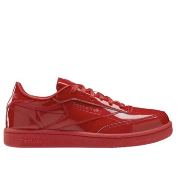 Reebok Cardi B x Club C Double Instinct Red women s size 5  sneakers shoes gym