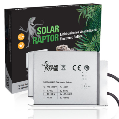 SOLAR RAPTOR  EVG 35Watt - elektronisches Vorschaltgerät für Terrarienstrahler