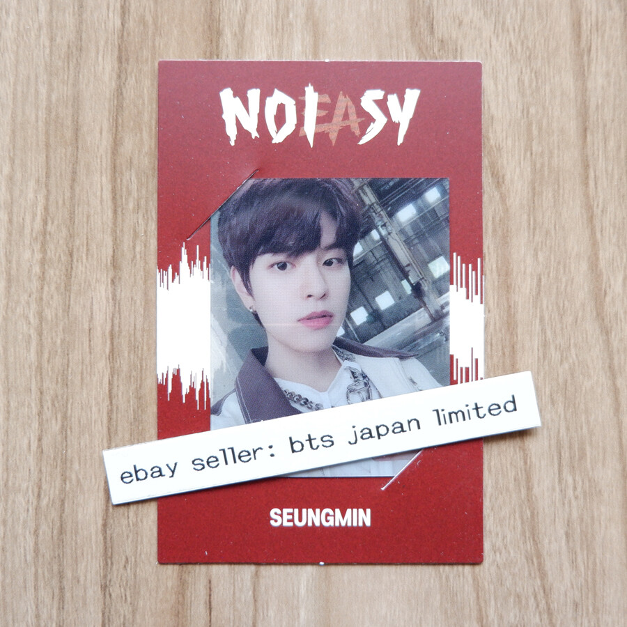 Stray kids Seungmin NOEASY Jewel case Official Photocard set