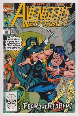Avengers West Coast #65 Wonder Man | Grim Reaper (Marvel, 1990) FN/VF