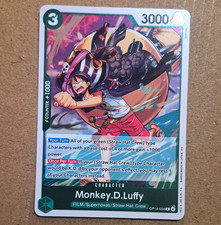 Bandai One Piece CCG Monkey D. Luffy OP14-034 R Character Cost 3 3000 ENG