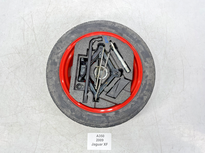 ✓ 04-20 OEM Jaguar XF Spare Wheel Rim Jack Tool Kit 18x4 W/ Tire