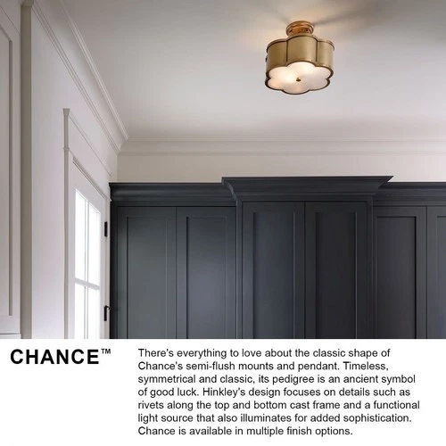 Hinkley Lighting - Three Light Semi-Flush Mount - Foyer - Chance - 3 Light - Picture 4 of 4